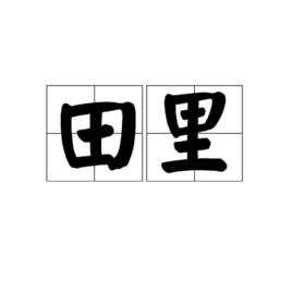 田裡[漢語辭彙]