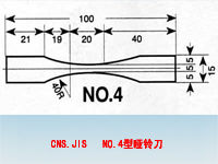 CNS.JIS NO.4型啞鈴刀