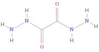 乙二醯肼 分子結構2