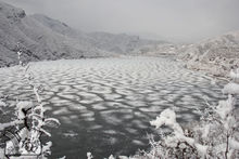 響潭水庫雪景