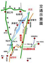 五尖山國家森林公園交通線路圖：