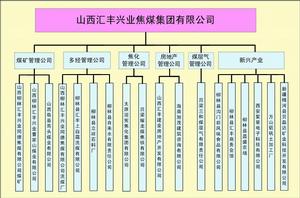 山西柳林滙豐興業集團架構圖