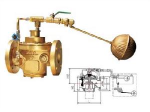 黃銅遙控浮球閥