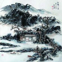 江南小景 60cm×60cm