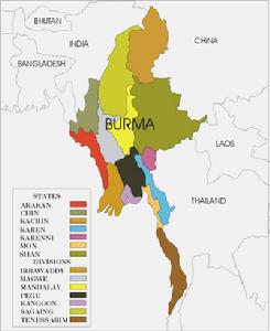 緬甸行政區劃