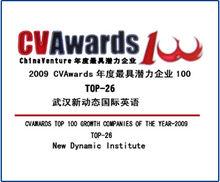2009 CVAwards年度最具潛力企業100榜單企業