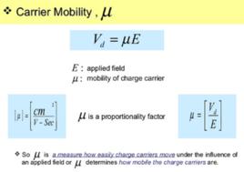 載流子遷移率
