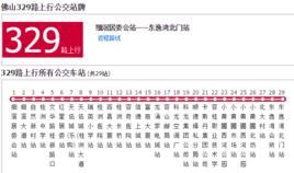 佛山公交329路