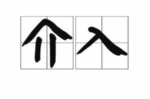 介入[漢語詞語]