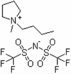 1-丁基-1-甲基吡咯烷鎓雙（三氟甲磺醯）亞胺鹽