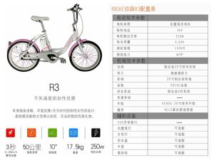 RBIKE你踩R3專為都市知性女性設計，淑女般的外形受到廣大女性的喜愛。