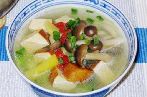 豆腐絲瓜湯