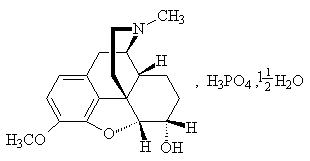 磷酸可待因結構式