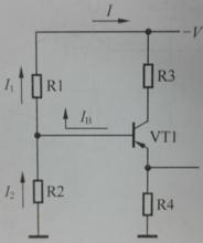 圖1-6 負極性電源供電PNP型偏置電路