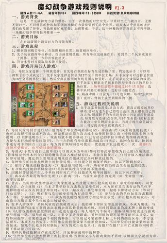 魔幻戰爭V1.3版圖文說明書1