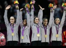 美國隊獲得倫敦奧運團體冠軍
