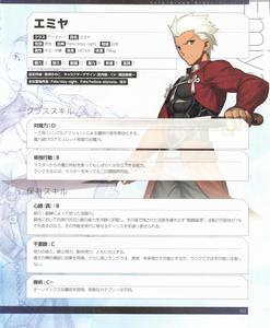 FGO Material archer設定（日文）