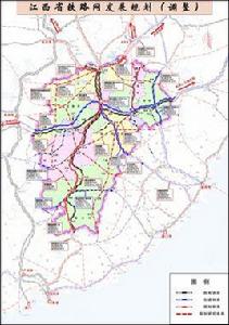 江西省鐵路網規劃修編暨“十二五”後三年工作計畫