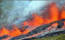 聖但尼火山爆發