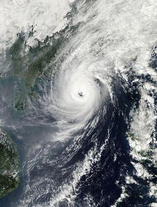 2013年強颱風“羅莎”衛星雲圖