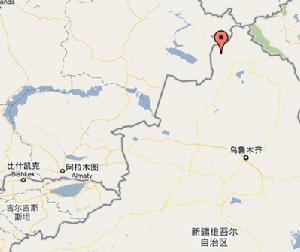 阿克齊鎮在新疆維吾爾自治區內位置