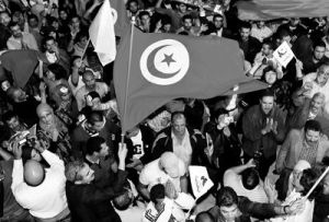 突尼西亞市民慶祝