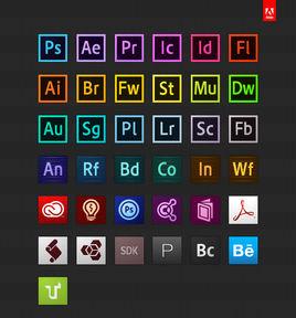 Adobe軟體列表