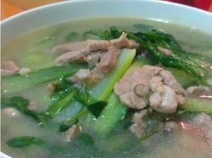 雜蔬肉片湯