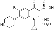 環丙沙星鹽酸鹽一水合物