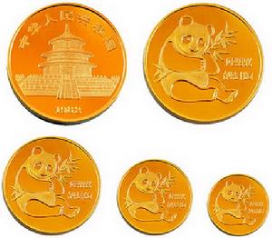 1982版中國熊貓金幣