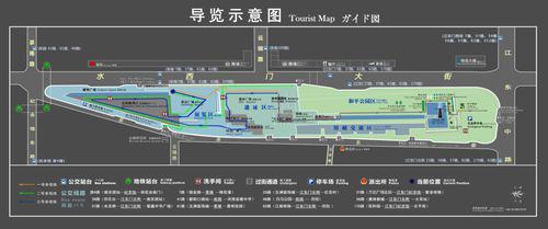 一期和二期場館導覽示意圖