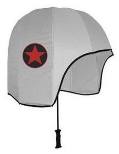 頭盔雨傘