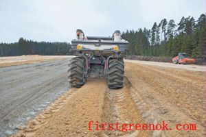 美國阿肯色州GBZ煉化企業場地級道路硬化