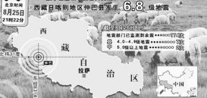 （圖）仲巴地震