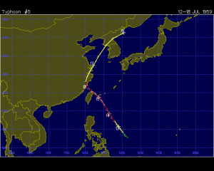 颱風運行路線