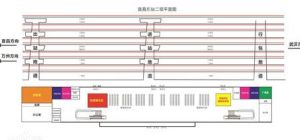 宜昌東站站台軌道層平面圖