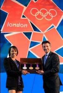 2012年倫敦奧運會獎牌發布
