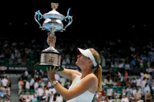 2008年，莎拉波娃獲得澳網冠軍。