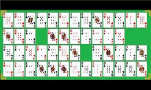 單人紙牌遊戲 Montana Solitaire