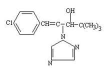 烯效唑的結構式