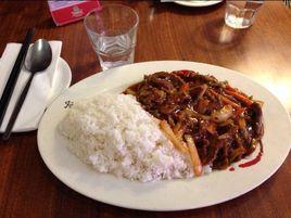 榨菜牛肉飯