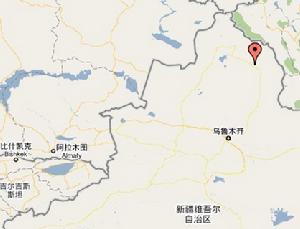 杜熱鄉在新疆維吾爾自治區內位置