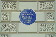（圖）法蘭西絲·霍森·柏納特在中倫敦的藍圓匾