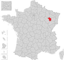 訥沙托地區在法國的位置