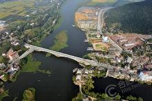 航拍白山大橋