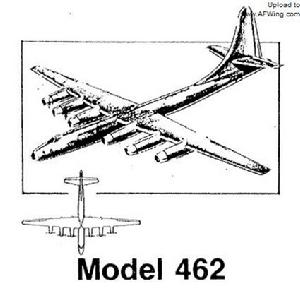 Model 462方案基本上就是B-29的六發放大版