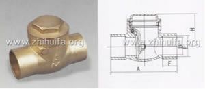 黃銅焊接旋啟式止回閥