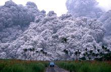 皮納圖博火山噴發的碎屑流