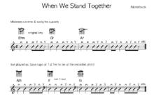 When We Stand Together 吉他譜