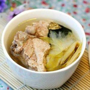 霸王花杏仁瘦肉湯